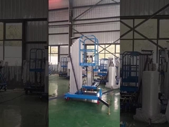 Plataforma de elevación de aluminio segura Elevación de un solo hombre autopropulsada con protección contra sobrecarga